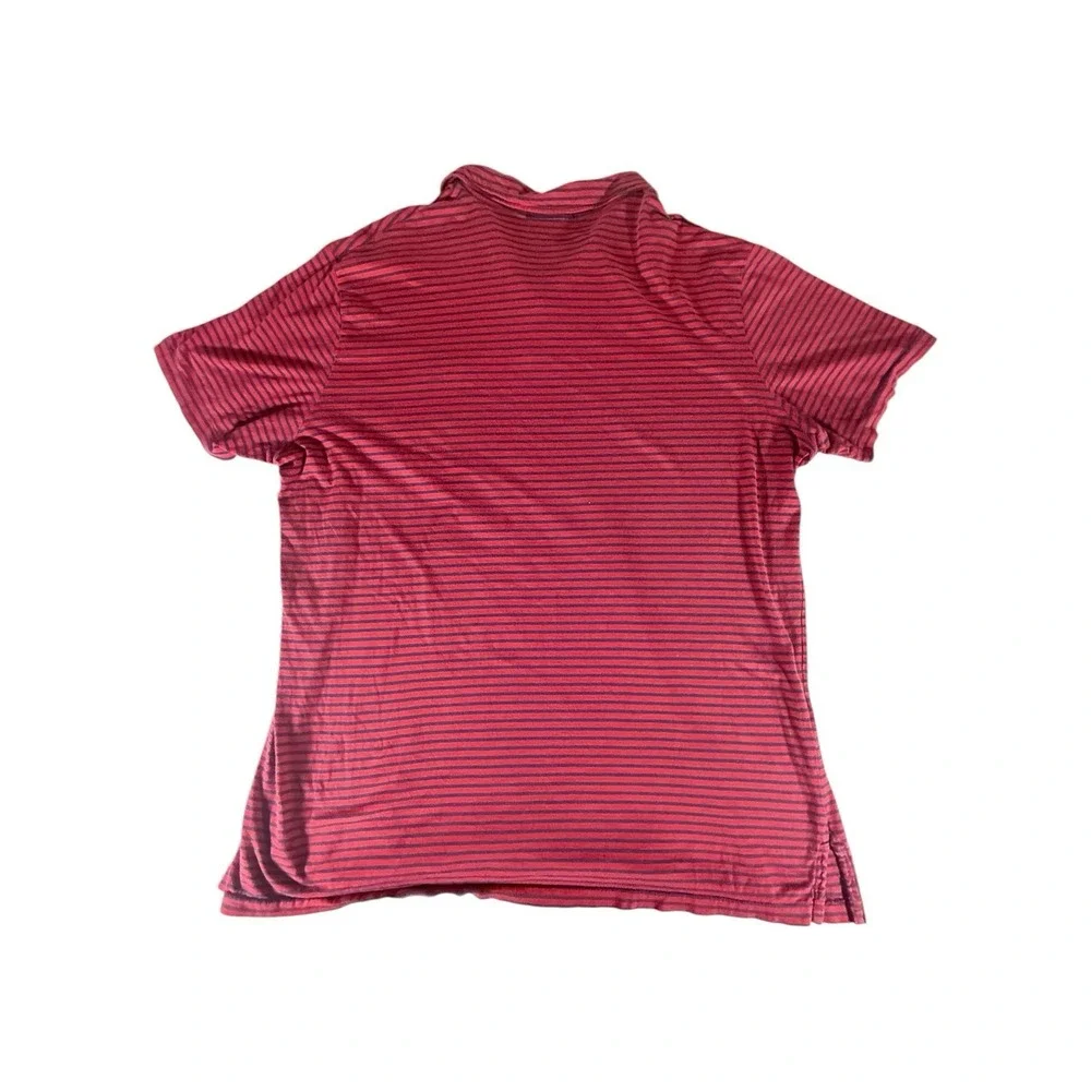 VINTAGE Polo Ralph‎ Lauren Shirt Adult XXL Red Striped Anchor Logo Tee Pullover